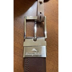 Tommy Bahama Mens Reversible Belt Leather 11TM02X026 Black/Brown New, Retail $68